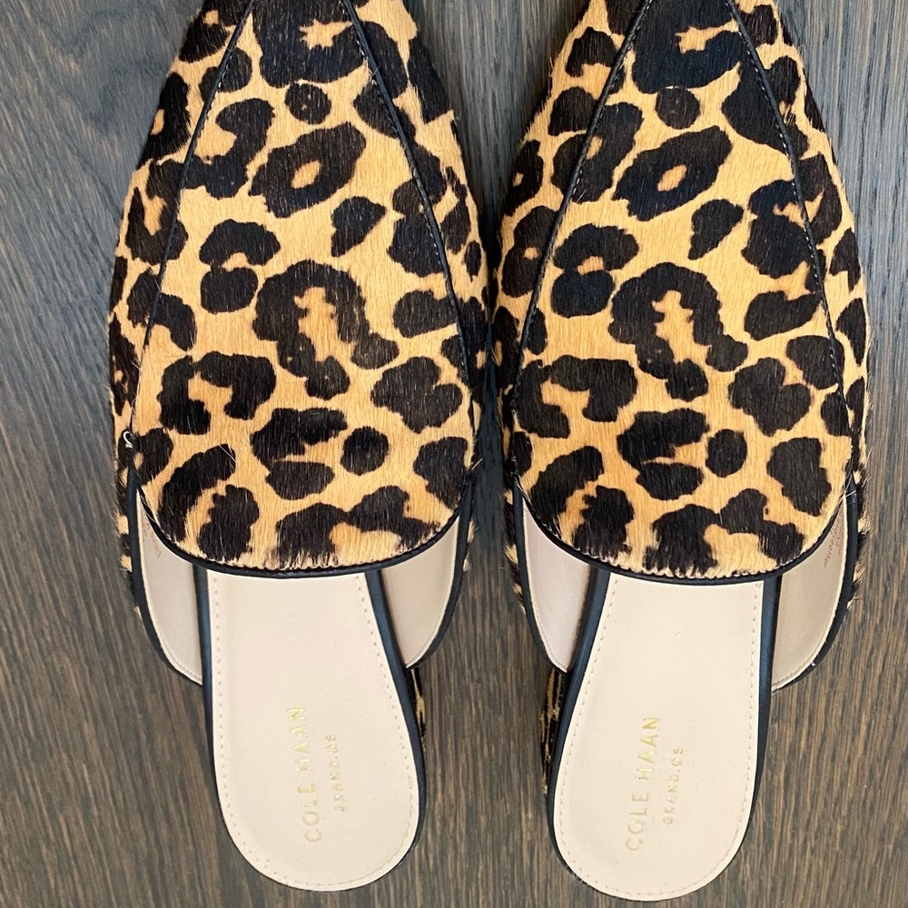 Cole Haan mules worn once!
